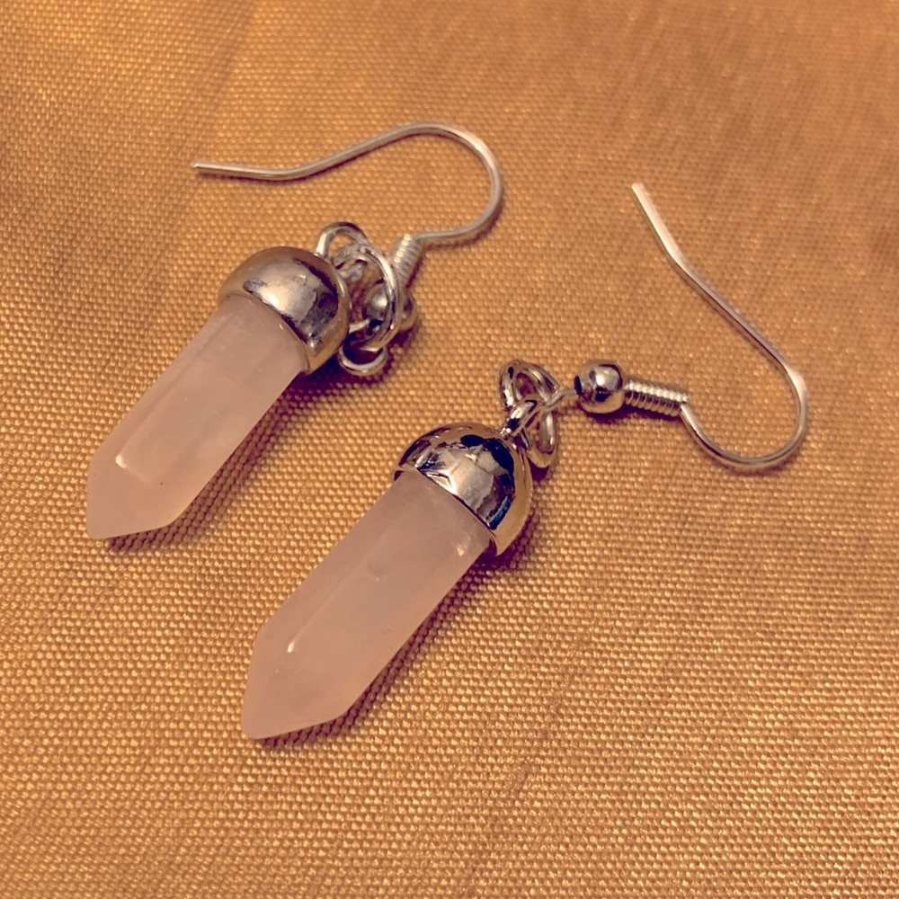 Rose Quartz earrings